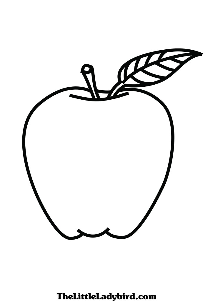 a apple coloring pages - photo #26