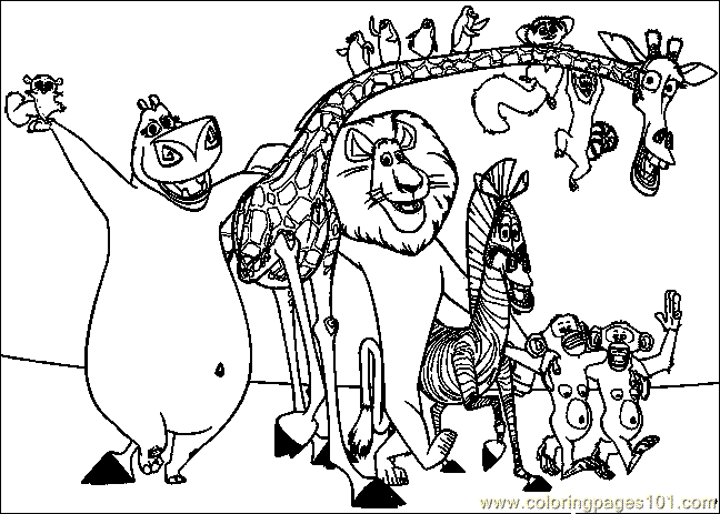 madagascar animal coloring pages - photo #6