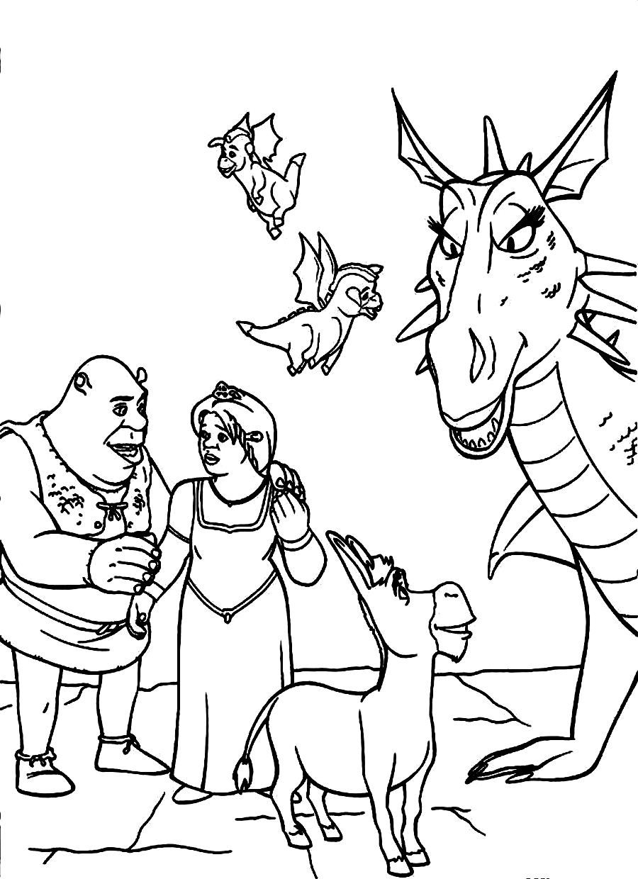 ogre baby shrek coloring pages - photo #20
