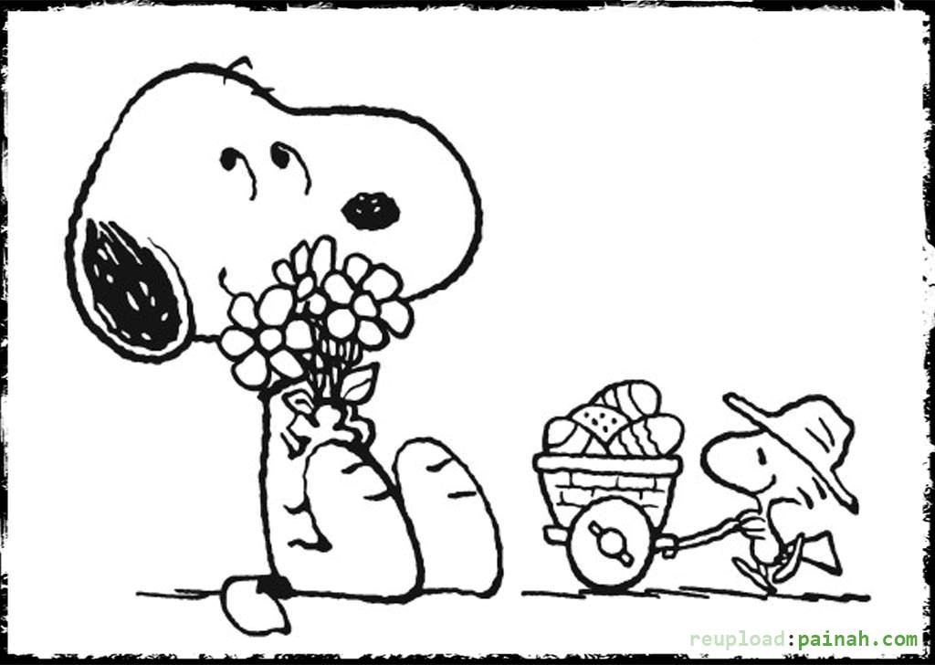 snoopy on dog house coloring pages - photo #22