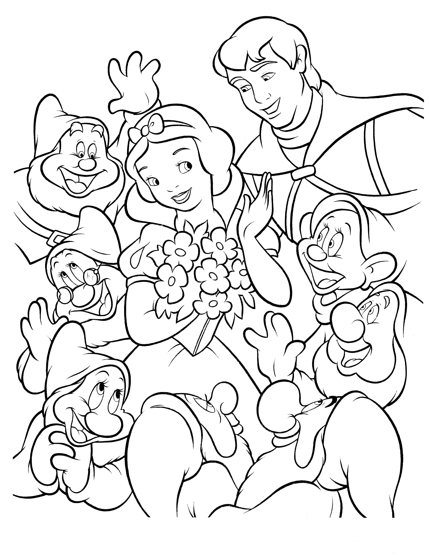 Snow White the main characters