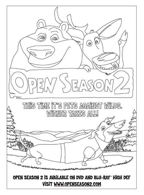 Open Season Coloring Pages Best 2017 Open Season Coloring Pages 9 Kids Printables