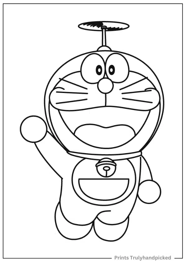 Doraemon with Bamboo Copter