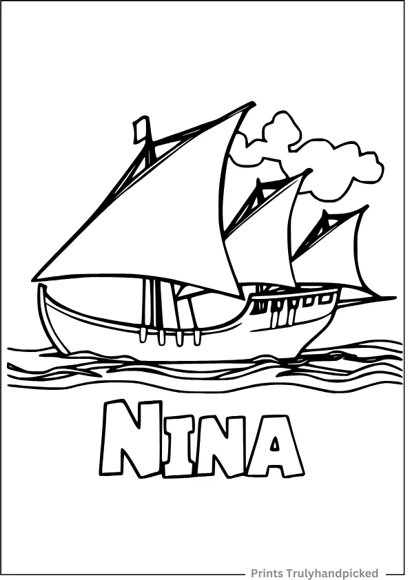 Ship Nina Columbus Trip