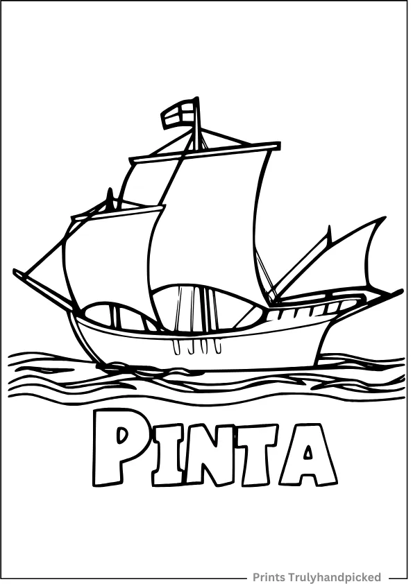 Ship Pinta Columbus Trip