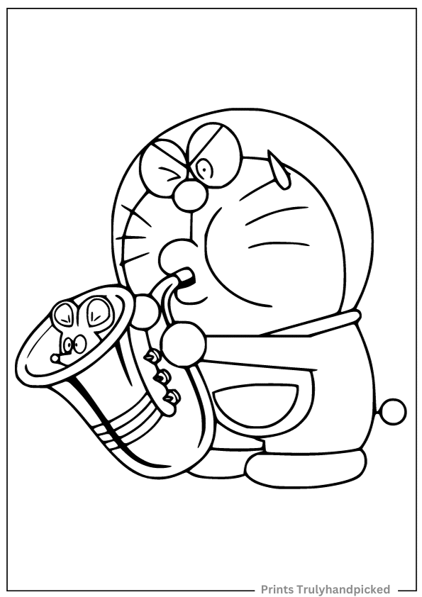 Trumpet Player Doraemon