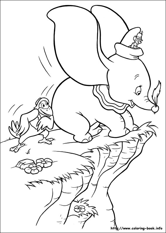 delightful story of a tiny elephant dumbo 20 dumbo coloring