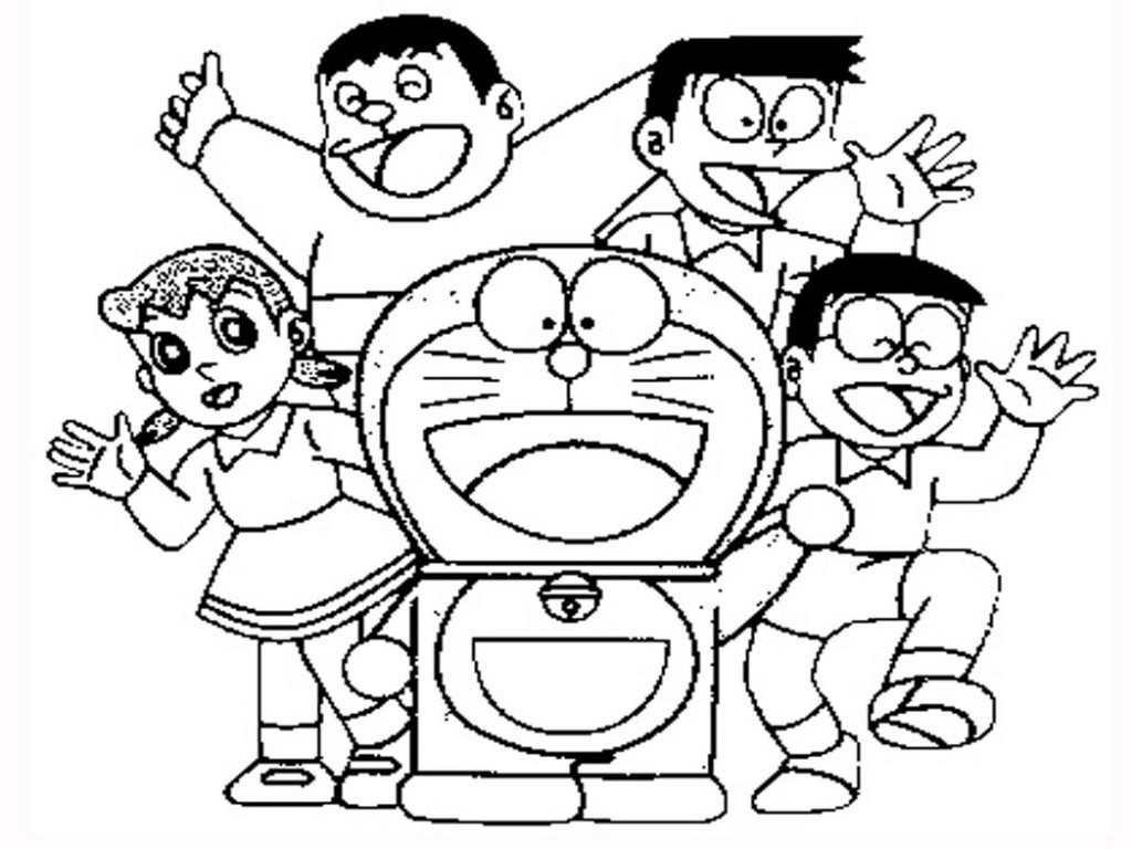 coloring pictures on doraemon – Free Printables