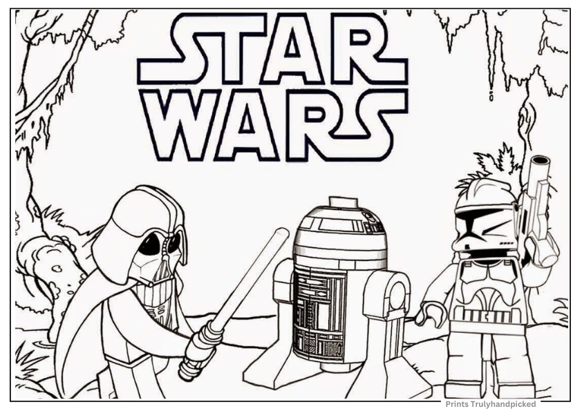 Star Wars Coloring Page for Kids