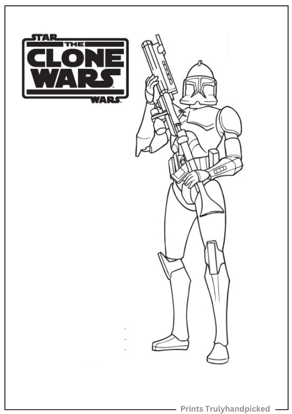 star wars coloring pages clone troopers