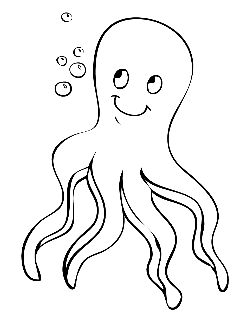 29 Fish and Octopus Coloring Pages for Kids | Free Printables