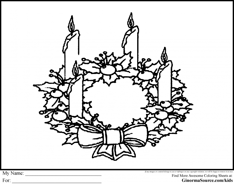 Coloring Pages Of Advent Free Printables