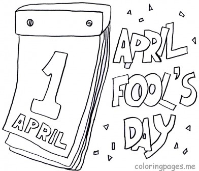 Download april-fool coloring sheets - Free Printables