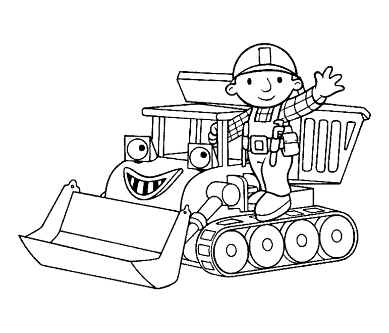 Story Of A Diligent Builder Bob The Builder 20 Bob The Builder Coloring Pages Free Printables - outline of courage the cowardly dog bob the builder roblox