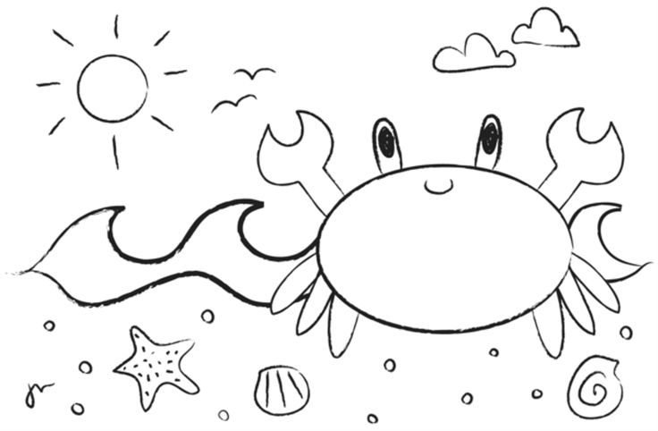 Crab Coloring Pages By Dylan Free Printables