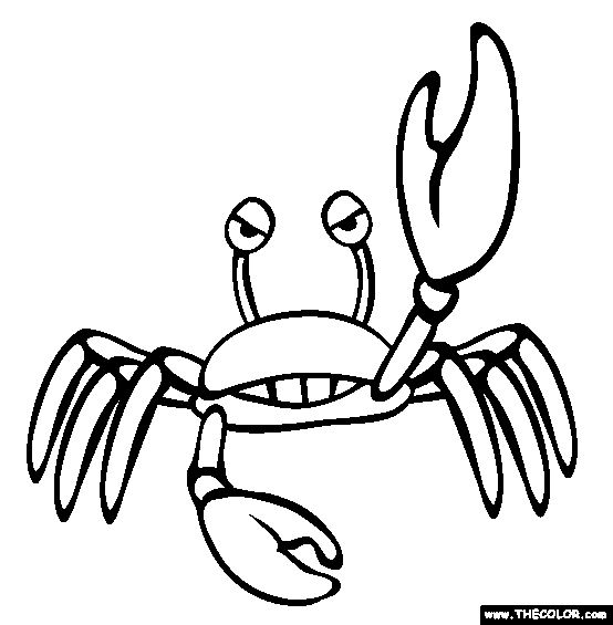 Delicious Crustacean Creature Crab 18 Crab Coloring Pages Free Printables