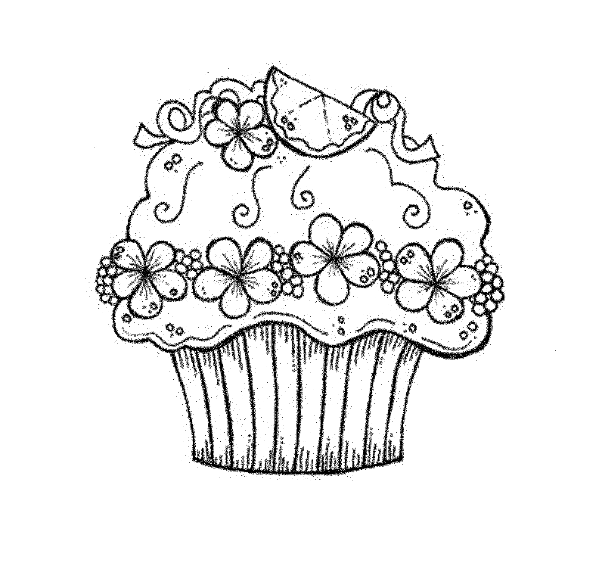 6000 Top Happy Cupcake Coloring Pages Download Free Images