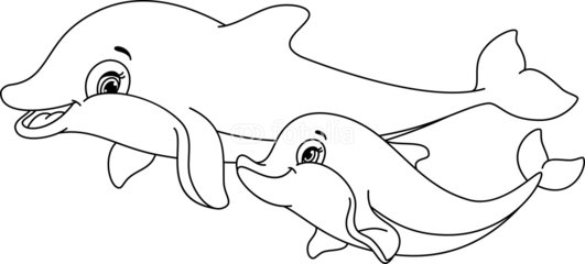  470 Cute Dolphin Coloring Pages Printable  Latest Free