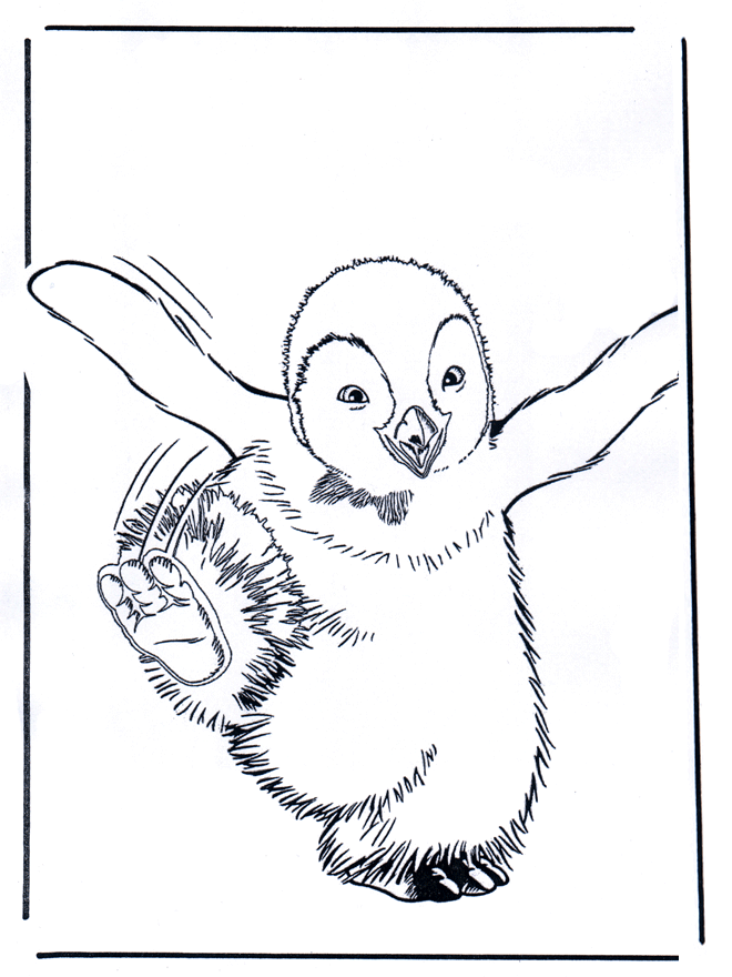 happy feet two coloring pages