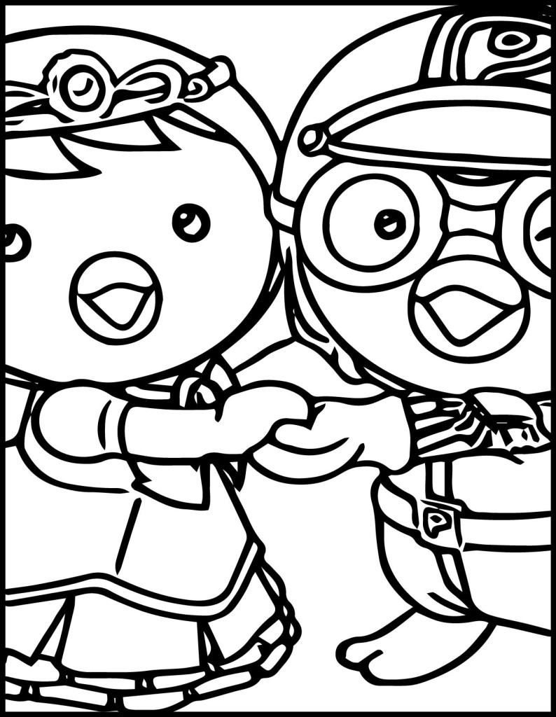 coloring pages of pororo by mackenzie - Free Printables