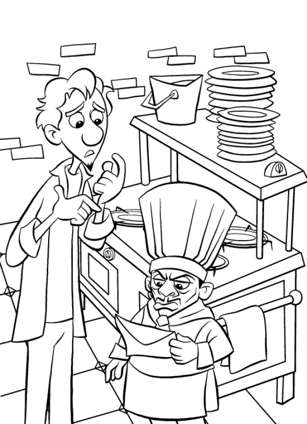 Download Story of a chef rat Ratatouille 24 Ratatouille coloring pages | Free Printables