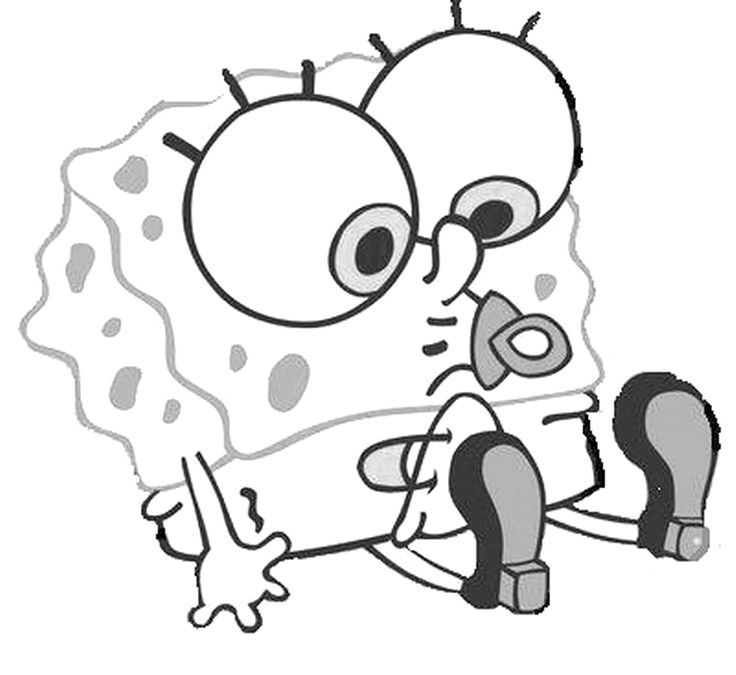 The Best Free & Fun Doodle SpongeBob Coloring Page