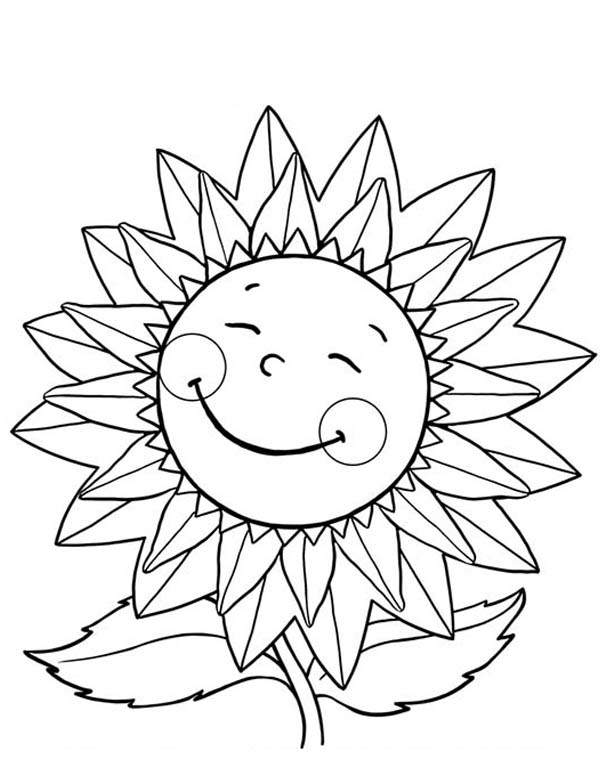 Sunflower Coloring Pictures Added Aaliyah Free Printables